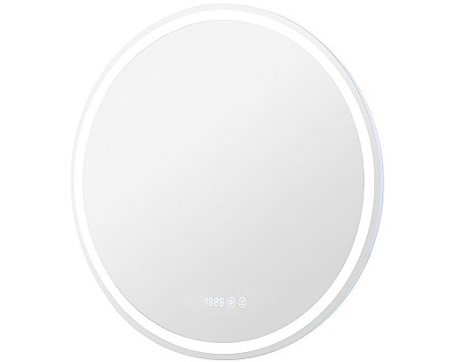 Приобрести Зеркало Aquanet Оптима 70 304175 с подсветкой с сенсорным выключателем, часами и подогревом в магазине сантехники Santeh-Crystal.ru