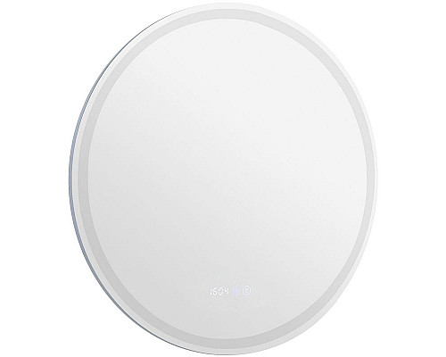 Приобрести Зеркало Aquanet Оптима 70 304175 с подсветкой с сенсорным выключателем, часами и подогревом в магазине сантехники Santeh-Crystal.ru