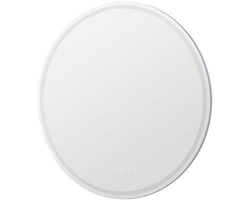 Купить Зеркало Aquanet Оптима 80 304264 с подсветкой с сенсорным выключателем, часами и подогревом в магазине сантехники Santeh-Crystal.ru