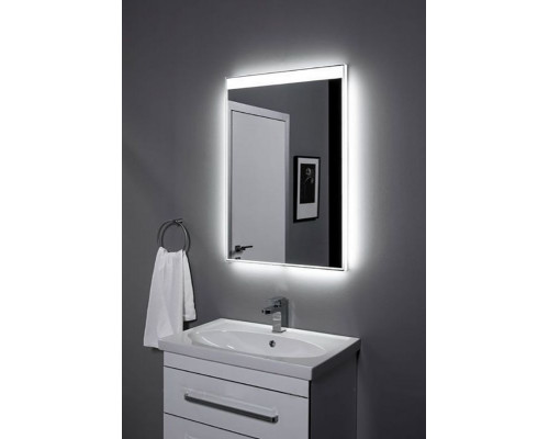 Купить Зеркало Aquanet Палермо 60 249350 с подсветкой с сенсорным выключателем и функцией антизапотевания в магазине сантехники Santeh-Crystal.ru