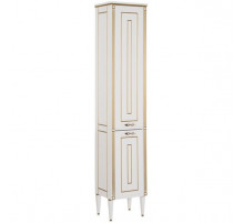 Шкаф пенал Aquanet Паола 40 R 186112 Белый Золото