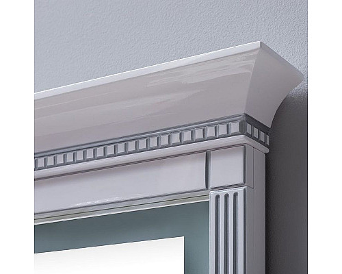 Купить Зеркало Aquanet Селена 70 246509 с подсветкой с сенсорным выключателем Белое в магазине сантехники Santeh-Crystal.ru