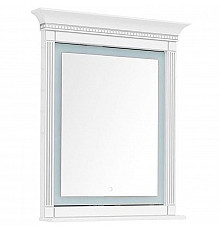 Зеркало Aquanet Селена 90 201646 с подсветкой с сенсорным выключателем Белое