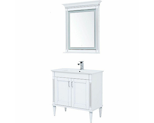 Заказать Тумба под раковину Aquanet Селена 70 246511 Белая Серебро в магазине сантехники Santeh-Crystal.ru