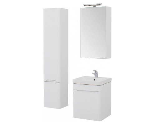 Купить Шкаф пенал Aquanet София 35 L 207046 подвесной Белый глянец в магазине сантехники Santeh-Crystal.ru