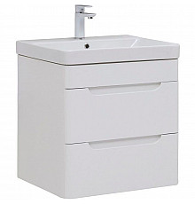 Тумба под раковину Aquanet София 60 288905 подвесная Белый глянец