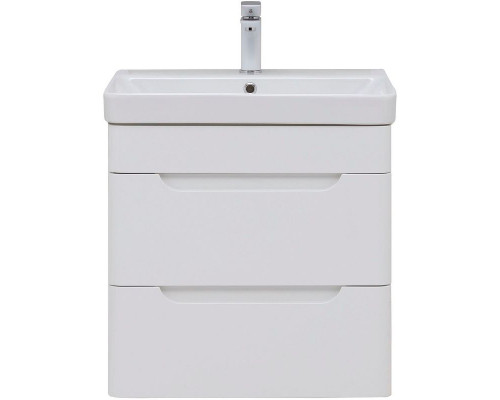 Купить Тумба под раковину Aquanet София 60 288905 подвесная Белый глянец в магазине сантехники Santeh-Crystal.ru