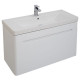 Заказать Тумба под раковину Aquanet София 105 199870 подвесная Белый глянец 199870 в магазине сантехники Santeh-Crystal.ru