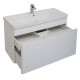 Заказать Тумба под раковину Aquanet София 105 199870 подвесная Белый глянец 199870 в магазине сантехники Santeh-Crystal.ru