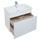 Заказать Тумба под раковину Aquanet София 80 199869 подвесная Белый глянец в магазине сантехники Santeh-Crystal.ru