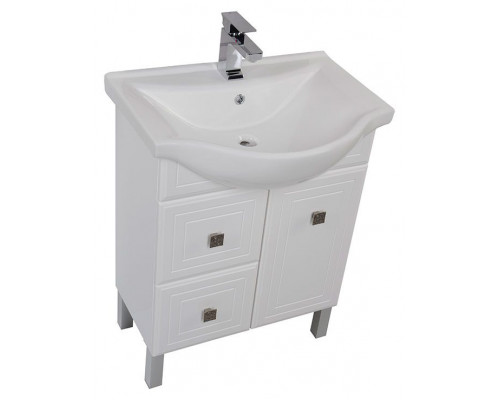 Купить Тумба под раковину Aquanet Стайл 75 181499 Белая в магазине сантехники Santeh-Crystal.ru