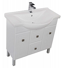 Тумба под раковину Aquanet Стайл 85 181502 Белая