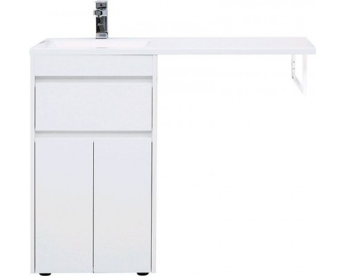 Купить Тумба под раковину Aquanet Токио 110 237744 Белая в магазине сантехники Santeh-Crystal.ru