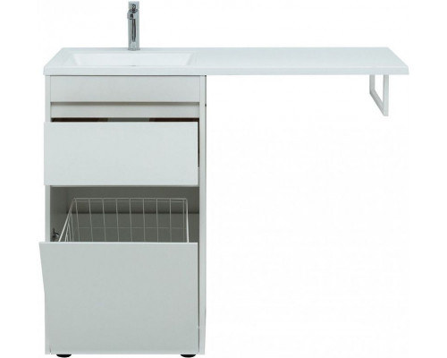 Заказать Тумба под раковину Aquanet Токио 110 239289 Белая в магазине сантехники Santeh-Crystal.ru