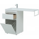 Заказать Тумба под раковину Aquanet Токио 110 239289 Белая в магазине сантехники Santeh-Crystal.ru