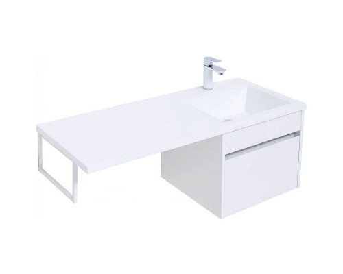 Приобрести Тумба под раковину Aquanet Токио 110 236915 подвесная Белая в магазине сантехники Santeh-Crystal.ru