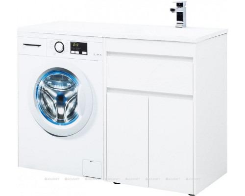 Приобрести Тумба под раковину Aquanet Токио 120 237745 Белая в магазине сантехники Santeh-Crystal.ru