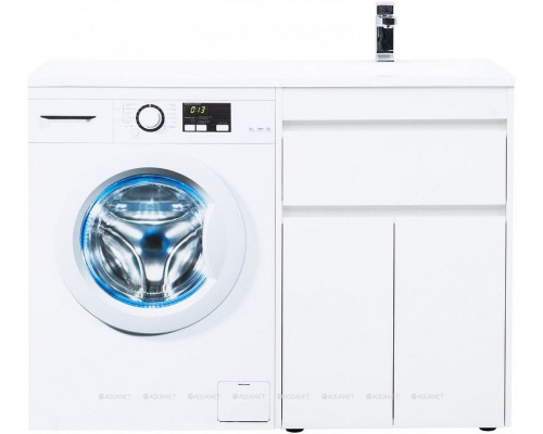 Приобрести Тумба под раковину Aquanet Токио 120 237745 Белая в магазине сантехники Santeh-Crystal.ru