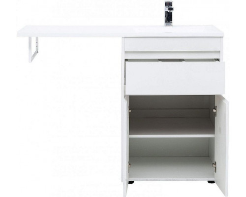 Приобрести Тумба под раковину Aquanet Токио 120 237745 Белая в магазине сантехники Santeh-Crystal.ru