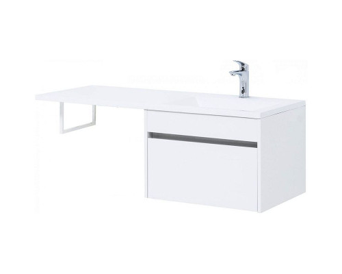 Приобрести Тумба под раковину Aquanet Токио 120 236916 подвесная Белая в магазине сантехники Santeh-Crystal.ru