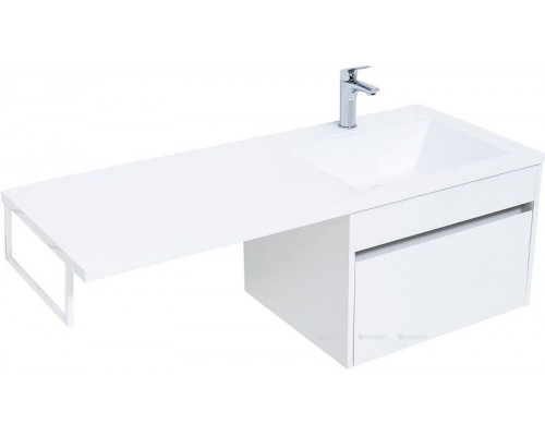 Приобрести Тумба под раковину Aquanet Токио 120 236916 подвесная Белая в магазине сантехники Santeh-Crystal.ru