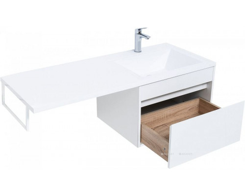 Приобрести Тумба под раковину Aquanet Токио 120 236916 подвесная Белая в магазине сантехники Santeh-Crystal.ru