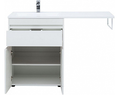 Заказать Тумба под раковину Aquanet Токио 130 237746 Белая в магазине сантехники Santeh-Crystal.ru