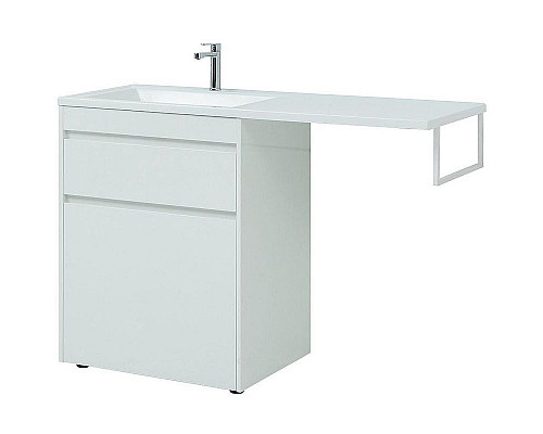 Купить Тумба под раковину Aquanet Токио 130 239291 Белая в магазине сантехники Santeh-Crystal.ru