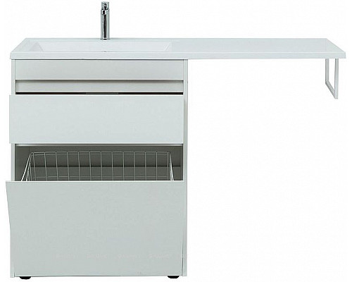 Купить Тумба под раковину Aquanet Токио 130 239291 Белая в магазине сантехники Santeh-Crystal.ru