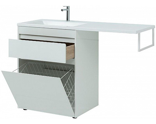 Купить Тумба под раковину Aquanet Токио 130 239291 Белая в магазине сантехники Santeh-Crystal.ru