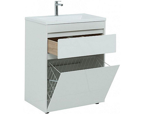 Купить Тумба под раковину Aquanet Токио 130 239291 Белая в магазине сантехники Santeh-Crystal.ru