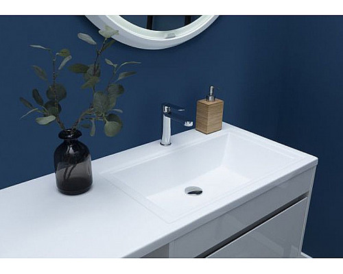 Купить Тумба под раковину Aquanet Токио 130 236917 подвесная Белая в магазине сантехники Santeh-Crystal.ru