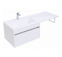 Тумба под раковину Aquanet Токио 130 236917 подвесная Белая