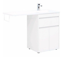 Тумба с раковиной Aquanet Токио 120 R 239210 Белая