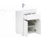 Купить Тумба с раковиной Aquanet Токио 120 R 239210 Белая в магазине сантехники Santeh-Crystal.ru