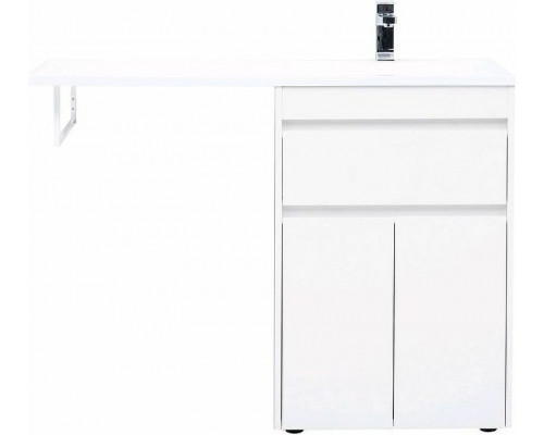 Купить Тумба с раковиной Aquanet Токио 120 R 239210 Белая в магазине сантехники Santeh-Crystal.ru