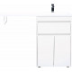 Купить Тумба с раковиной Aquanet Токио 120 R 239210 Белая в магазине сантехники Santeh-Crystal.ru