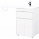 Купить Тумба с раковиной Aquanet Токио 120 R 239210 Белая в магазине сантехники Santeh-Crystal.ru