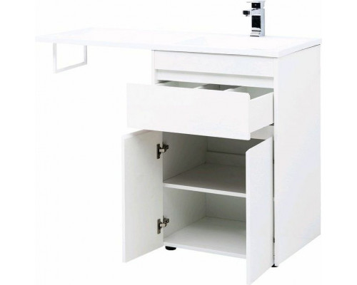 Купить Тумба с раковиной Aquanet Токио 120 R 239210 Белая в магазине сантехники Santeh-Crystal.ru