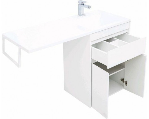 Купить Тумба с раковиной Aquanet Токио 120 R 239210 Белая в магазине сантехники Santeh-Crystal.ru