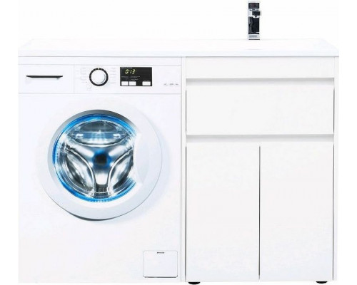 Купить Тумба с раковиной Aquanet Токио 120 R 239210 Белая в магазине сантехники Santeh-Crystal.ru