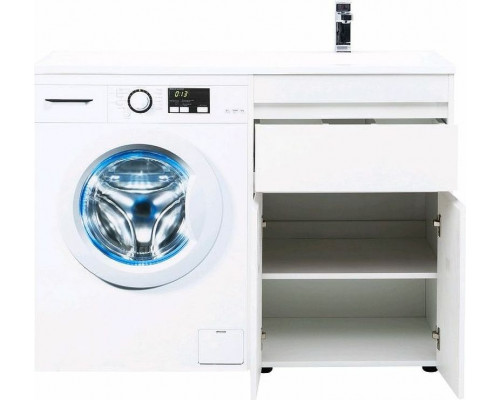 Купить Тумба с раковиной Aquanet Токио 120 R 239210 Белая в магазине сантехники Santeh-Crystal.ru