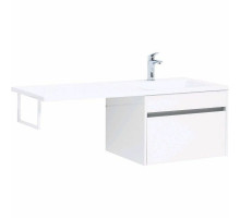 Тумба с раковиной Aquanet Токио 120 R 239213 подвесная Белая