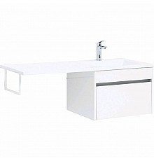 Тумба с раковиной Aquanet Токио 120 R 239213 подвесная Белая