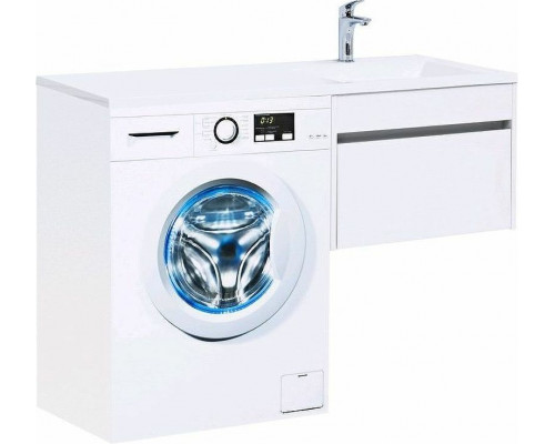 Заказать Тумба с раковиной Aquanet Токио 120 R 239213 подвесная Белая в магазине сантехники Santeh-Crystal.ru