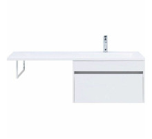 Тумба с раковиной Aquanet Токио 130 R 239218 подвесная Белая