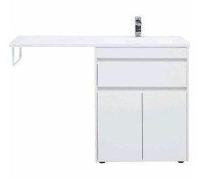 Тумба с раковиной Aquanet Токио 130 R 239216 Белая