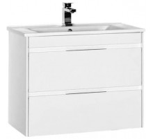 Тумба под раковину Aquanet Тулон 85 182724 подвесная Белая