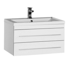 Тумба с раковиной Aquanet Верона 75 212868 подвесная Белая