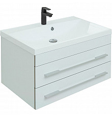 Тумба под раковину Aquanet Верона 75 272422 подвесная Белая матовая
